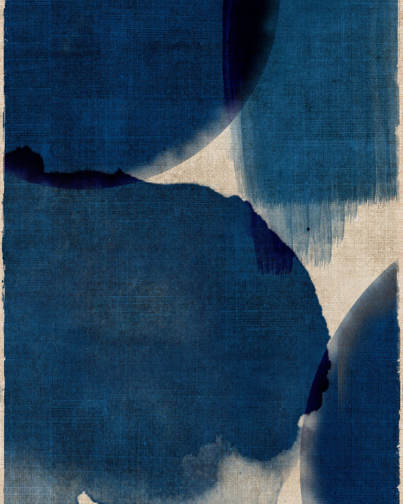 MindTheGap INDIGO MARVEL Indigo blue, Beige Wallpaper