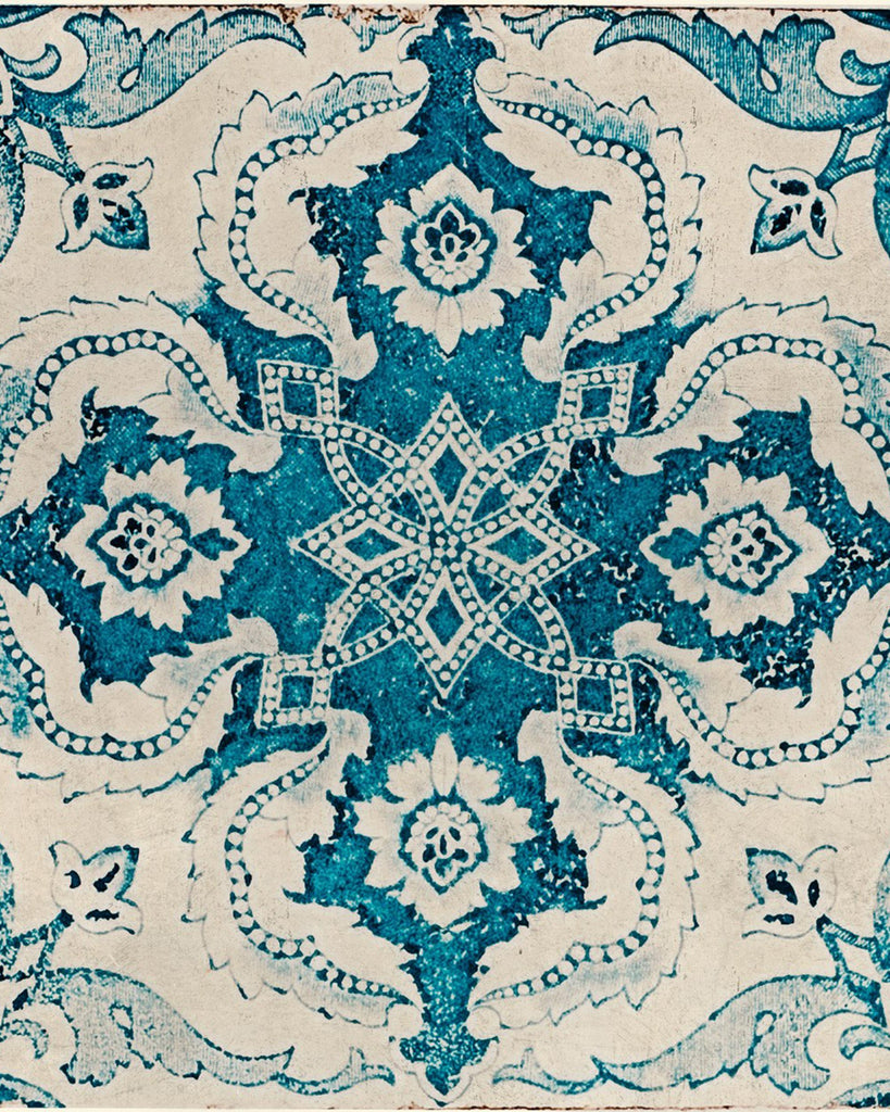 MindTheGap LONGWY Blue, Taupe Wallpaper