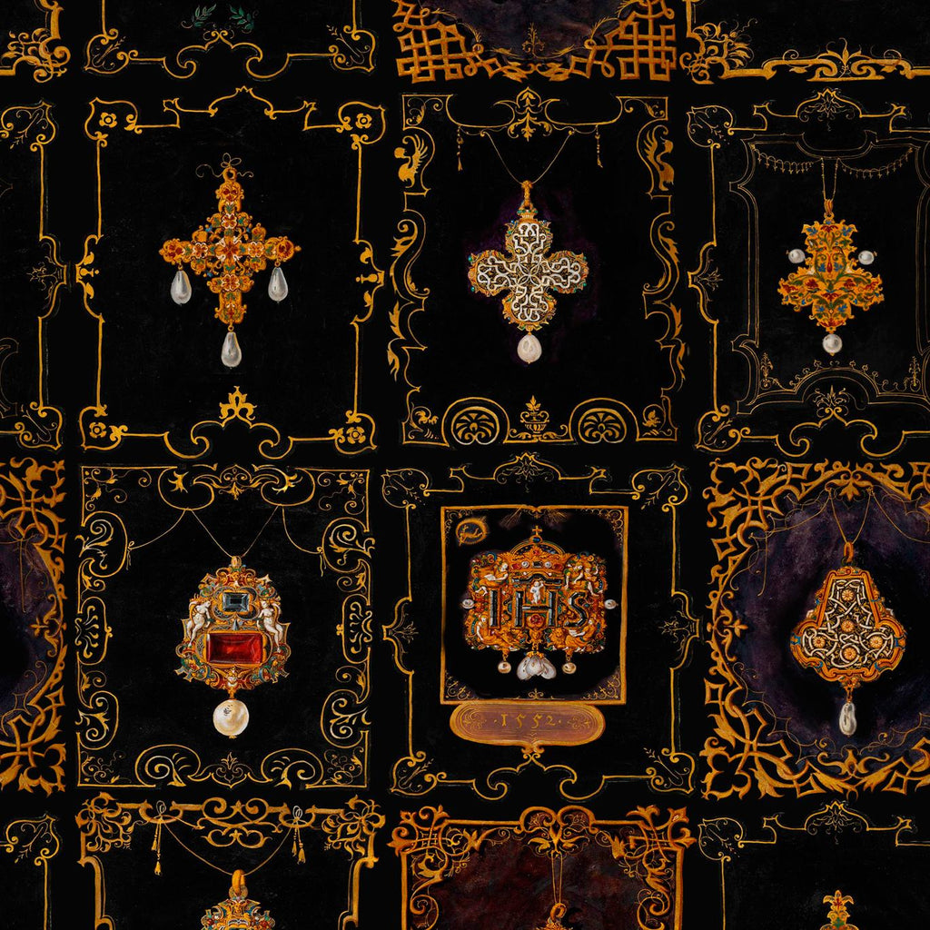 MindTheGap ANNA's JEWELRY Gold, Black Wallpaper