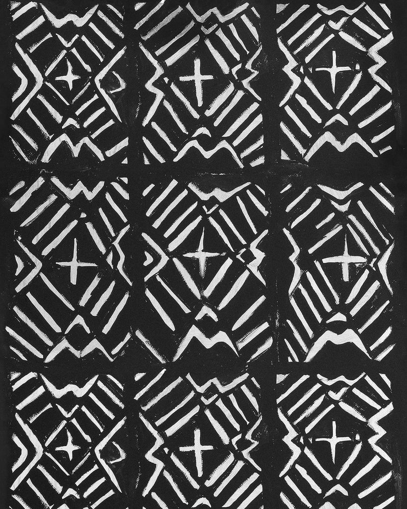 MindTheGap BAMANA BLACK/WHITE Wallpaper