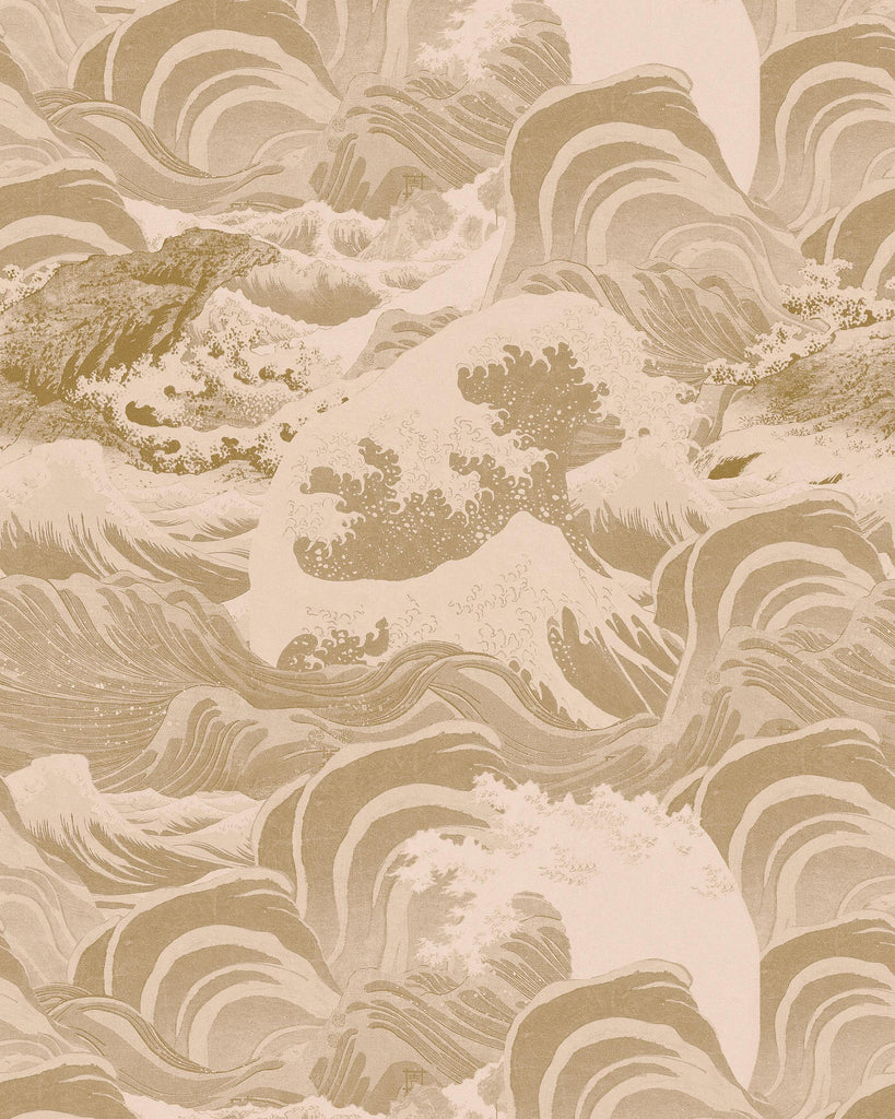 MindTheGap SEA WAVES Taupe TAUPE/BEIGE Wallpaper