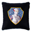MindTheGap TIBERIUS Black/Blue/White Pillow