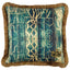 MindTheGap BAMILEKE Blue/Taupe Pillow