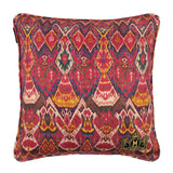 MindTheGap UZBEK IKAT Blue/Brown/Red/Yellow Pillow