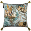 MindTheGap JOURNEY TO EDEN Blue/Brown/Green/Taupe Pillow
