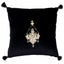 MindTheGap GEMME EMBROIDERY Brown/Green/Pink/Taupe Pillow