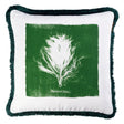 MindTheGap ALGAE II Green/White Pillow