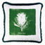 MindTheGap ALGAE II Green/White Pillow