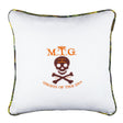 MindTheGap GHOST OF THE SEA White/Orange/Green/Brown Pillow