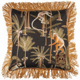 MindTheGap BARBADOS Black/Brown/Orange Pillow