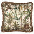 MindTheGap THE JUNGLE Brown/Green/Yellow Pillow