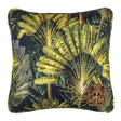 MindTheGap TRAVELLER'S PALM Green/Brown/Yellow Pillow