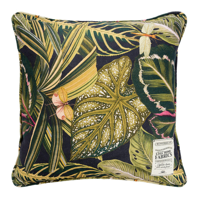 MindTheGap AMAZONIA Black/Green Pillow