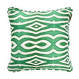 MindTheGap RIVERSIDE / BLACK Green/White Pillow