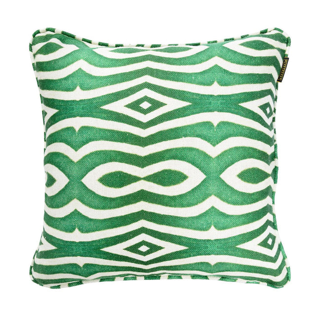 MindTheGap RIVERSIDE / BLACK Green/White Pillow
