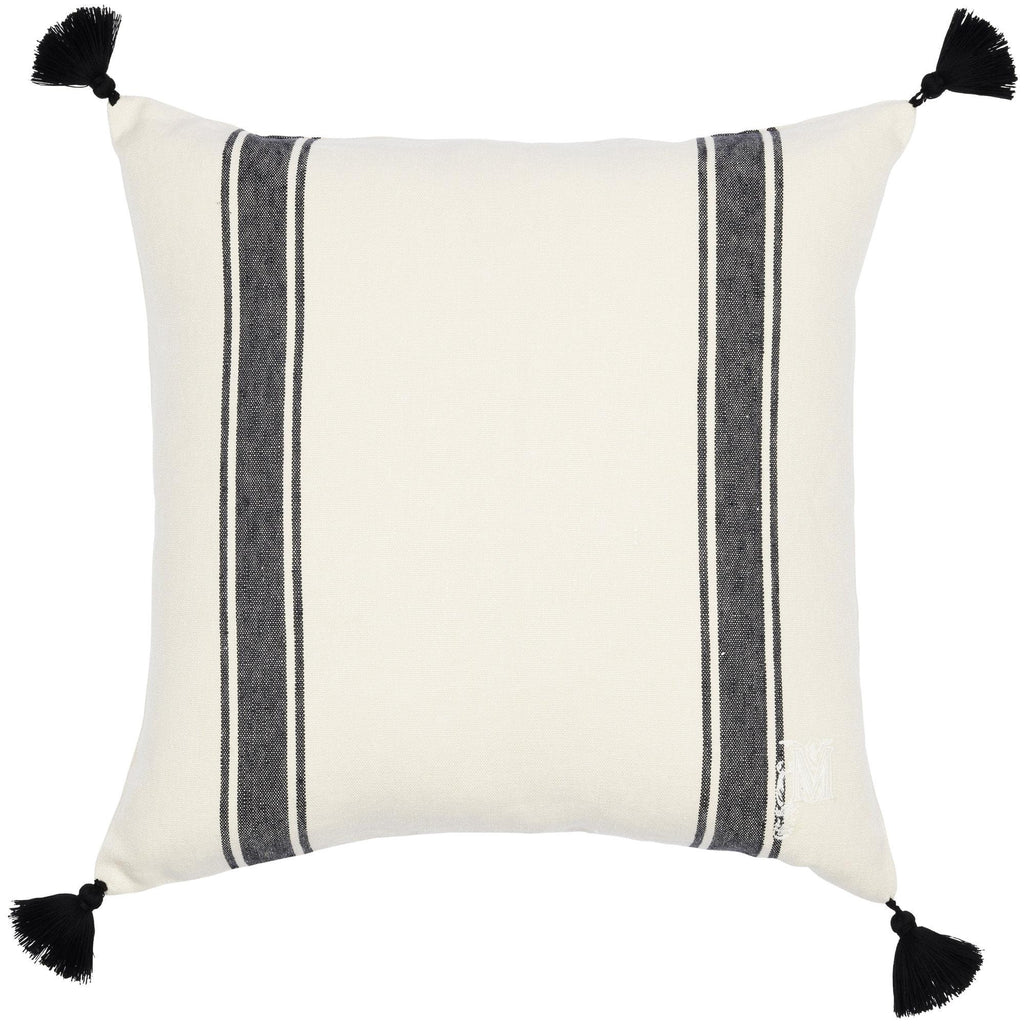 MindTheGap HAJDU Stripe Black/White Pillow