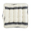 MindTheGap HAJDU STRIPE LINEN CHAIR CUSHION Black/White Pillow