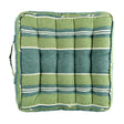 MindTheGap SZÉPVIZ STRIPE LINEN CHAIR CUSHION Green/White Pillow