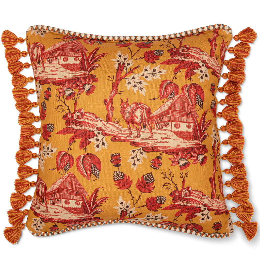 MindTheGap NAMLOS Ochre/Red/Taupe/Yellow Pillow