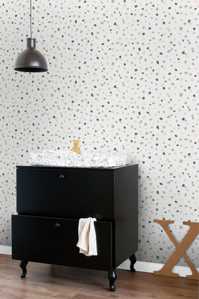 Brewster Home Fashions Confetti Terrazzo Pastel Wallpaper