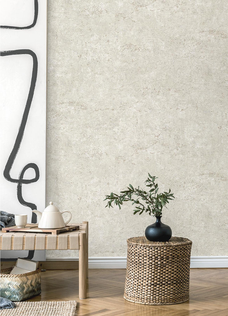 Brewster Home Fashions Colt Cement Stone Wallpaper
