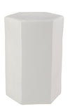 Jamie Young Porto Ceramic Indoor/Outdoor Side Table-Large, White