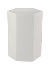 Jamie Young Porto Ceramic Indoor/Outdoor Side Table-Small, White