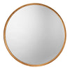 Decoratorsbest Refined Iron Round Mirror, Gold