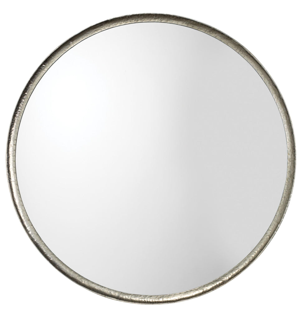 Jamie Young Refined Round Silver Mirrors