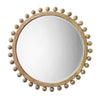 Decoratorsbest Brighton Round Wood Mirror, Natural
