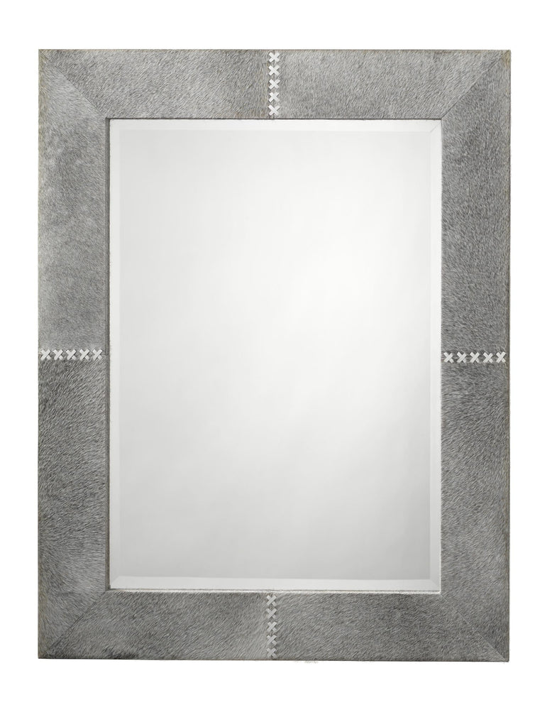 Jamie Young Cross Stitch Rectangle Grey Mirrors