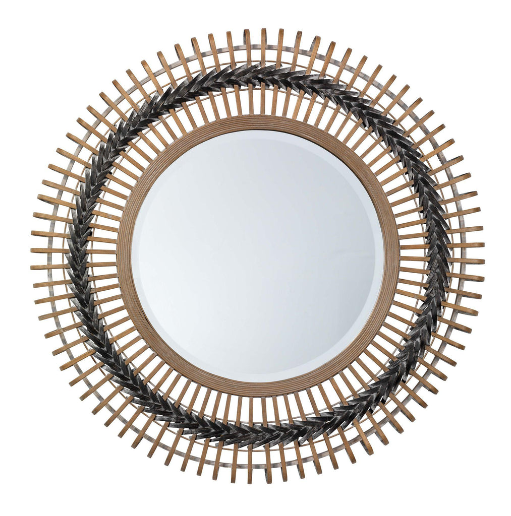 Jamie Young Grove Braided Grey / Natural Mirrors