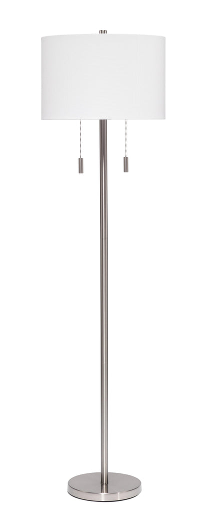 Jamie Young Lincoln Silver Floor Lamps
