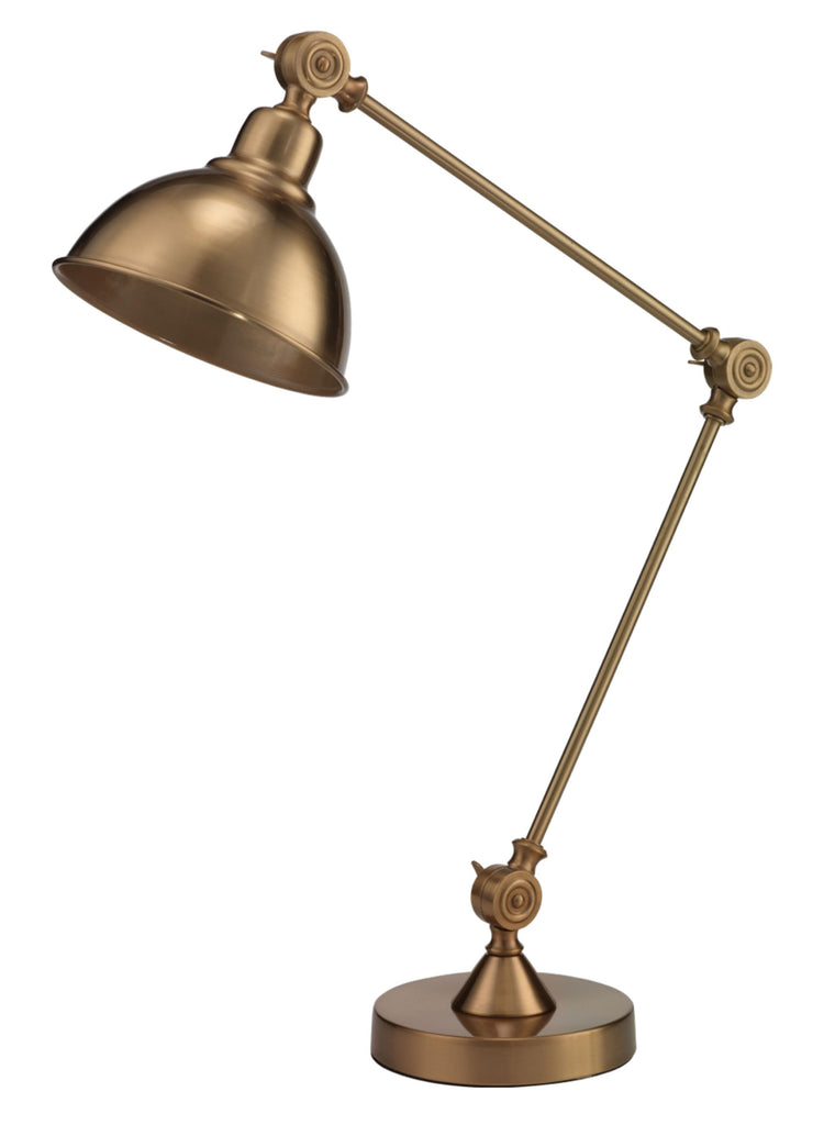 Jamie Young Wallace Antique Brass Table Lamps
