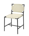 Jamie Young Asher Leather Dining Chair, White