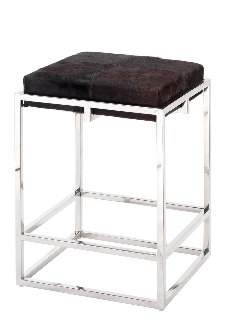 Jamie Young Shelby Counter Stool Brown Furniture
