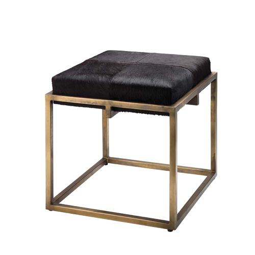 Jamie Young Shelby Stool Brown Furniture