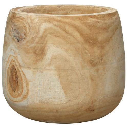 Jamie Young Brea Wooden Vase Brown Accessories