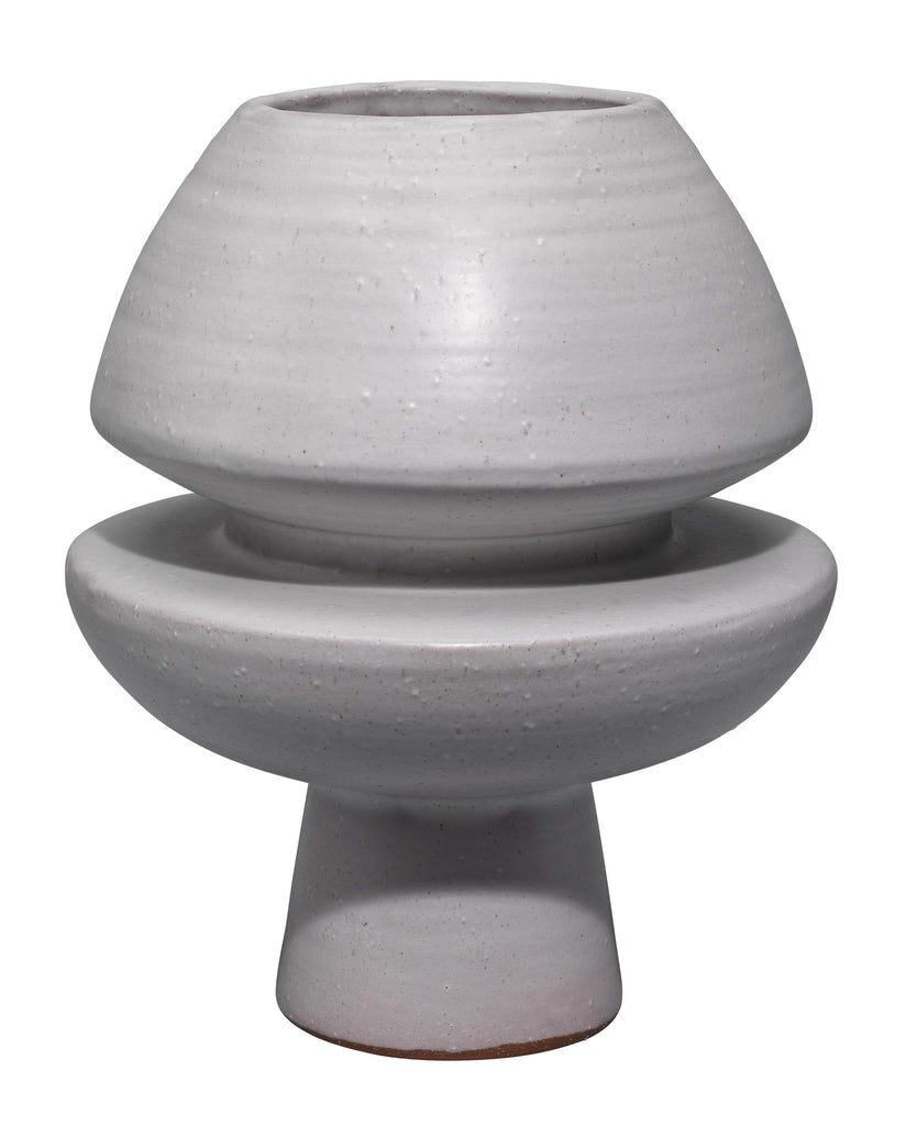 Jamie Young Foundation Decorative Vase Grey Accents