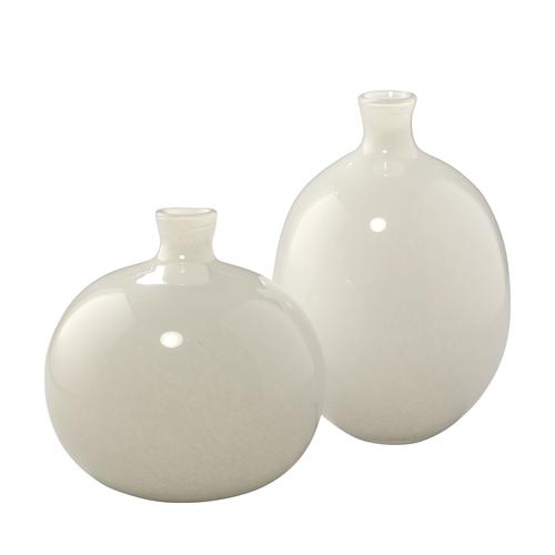 Jamie Young Minx Decorative Vases (set of 2) White Accessories