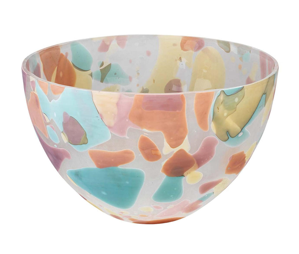 Jamie Young Watercolor Bowl Pink Accents