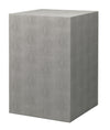 Decoratorsbest Structure Faux-Shagreen Square Side Table, Grey