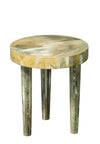 Jamie Young Artemis Cream Resin Side Table, Small