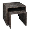 Jamie Young Bedford Wood Set Of 2 Nesting Tables, Charcoal