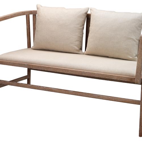 Jamie Young Grayson Settee Beige Furniture