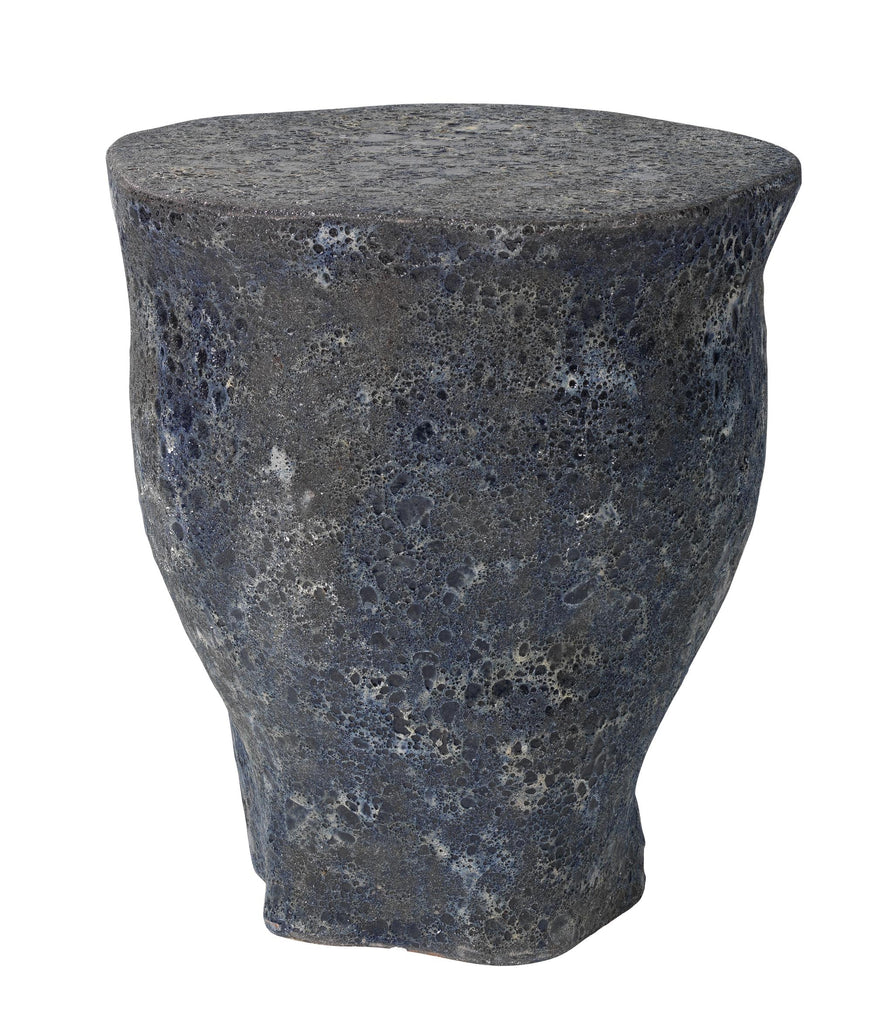 Jamie Young Molten Side Table Blue Furniture
