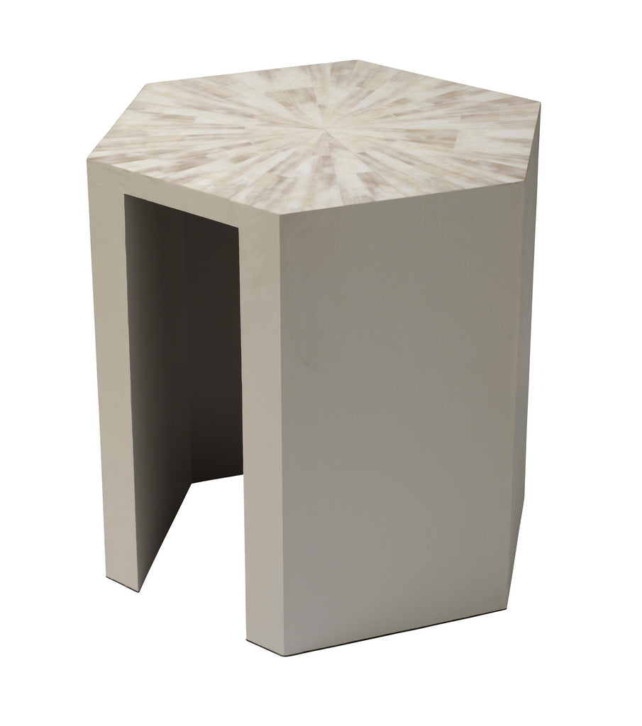 Jamie Young Radiant Side Table Grey Furniture