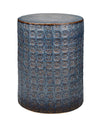 Jamie Young Wildflower Ceramic Side Table, Blue