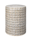 Jamie Young Wildflower Ceramic Side Table, Cream