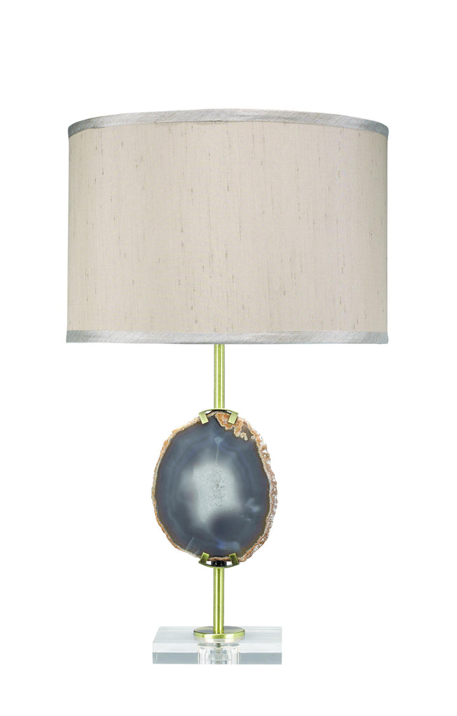 Jamie Young Agate Slice Purple Table Lamps